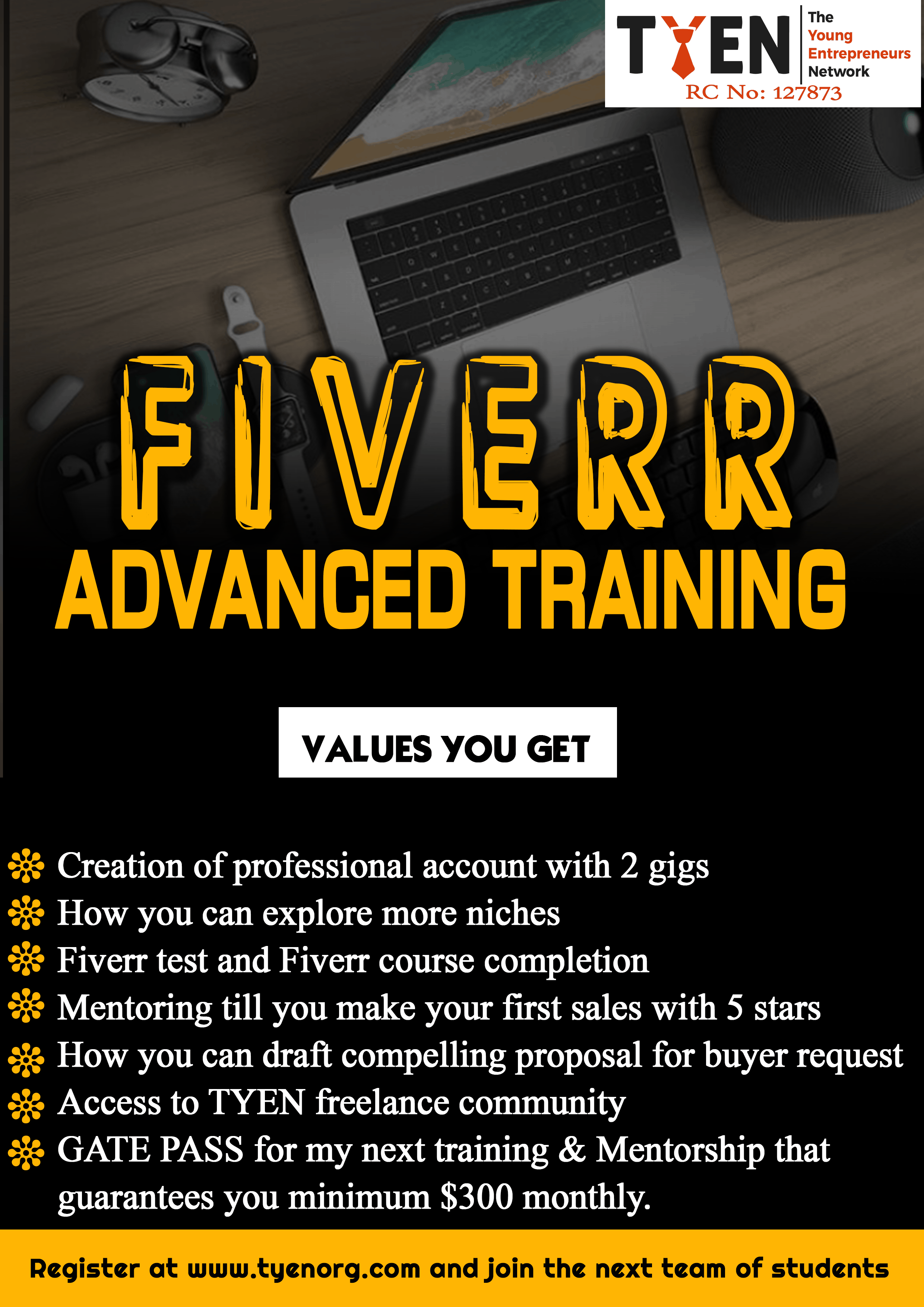 Monetize your Skills on Fiverr - Let us be your Mentor